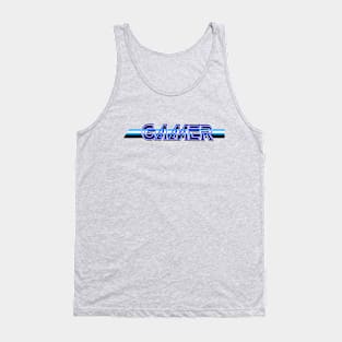 Gamer  blue Tank Top